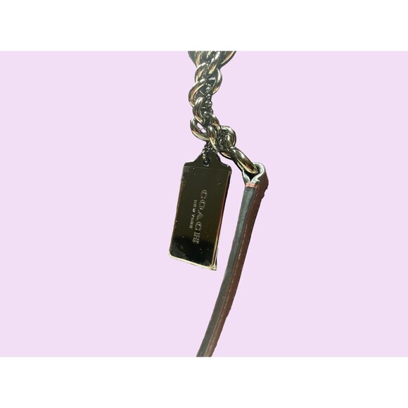 Coach 1881 Rowan Satchel Leather Shoulder Bag Vintage Crossbody Dark Purple Bag - Picture 4 of 7